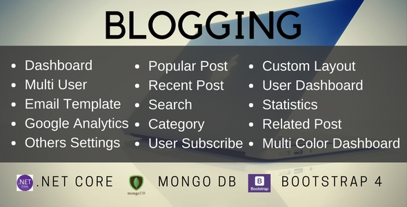 Blog Dotnet Core MVC z MongoDB
