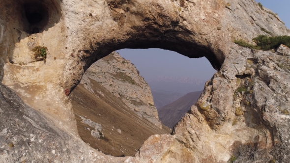 Flying Through a Hole in the Rock