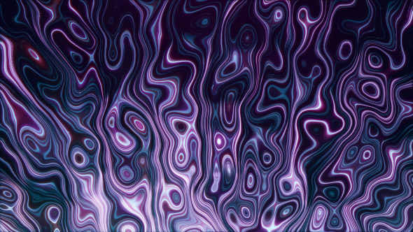 Fractal Purple Blue 