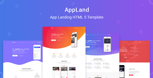 Appland - Creative App Landing & Multipage HTML5 Template