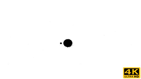 Ink Drop on Dry Paper 08