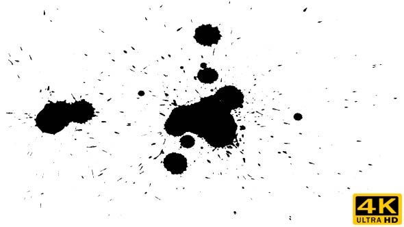 Ink Drops on Dry Paper 02