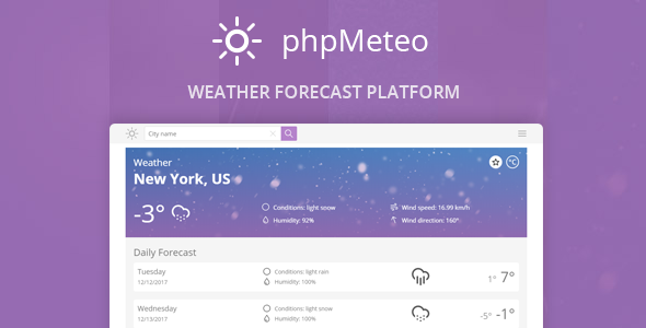 phpMeteo - platforma prognozy pogody