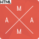 Mama - Creative, Minimal, Responsive Portfolio HTML5 Template - ThemeForest Item for Sale