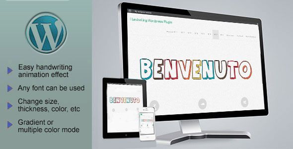 Responsive SVG Handwritting Text Animation - WordPress Plugin
