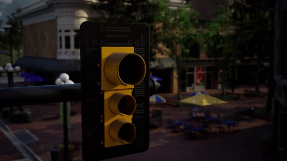 Small Town with Empty Streets alt