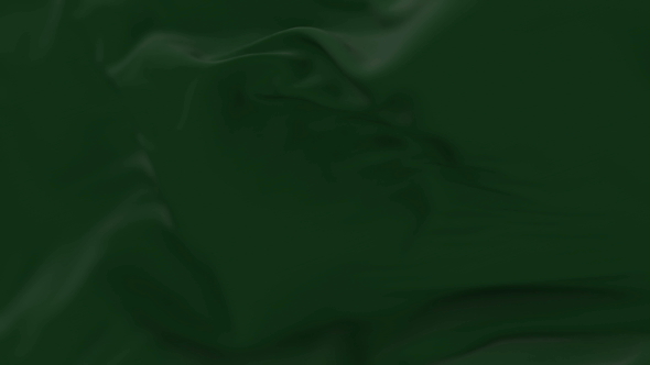 Dark Green Cloth Waving