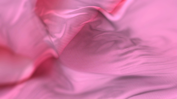 Pink Cloth Waving