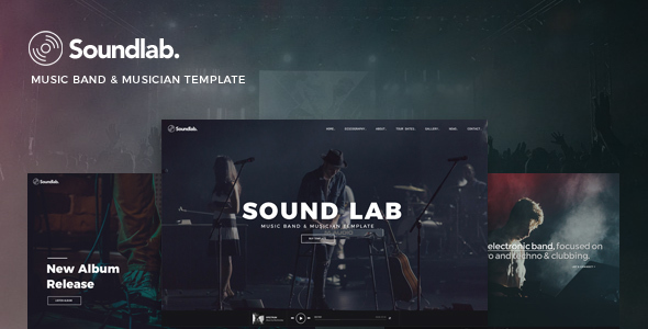 Soundlab - zespół muzyczny i szablon dla muzyków