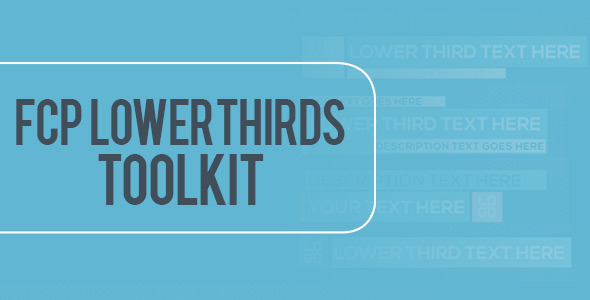 FCP Lower Thirds Toolkit alt