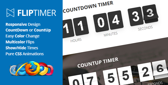 FlipTimer - jQuery Countdown Timer