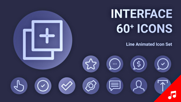 Interface Icon Set - Line Animated Icons