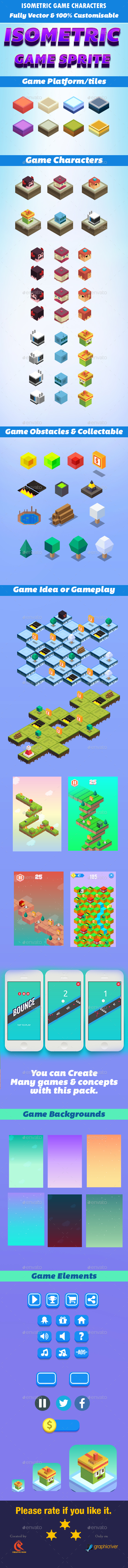 Isometric Game Character Sprite