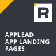 AppLead | HTML App Landing Pages - ThemeForest Item for Sale