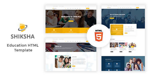 Shiksha - Education Template HTML Version