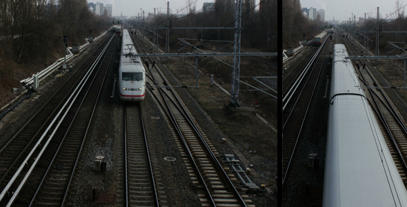 Train And Subway Lines Timelapse