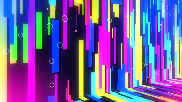 Colorful Stripes Loop Background alt