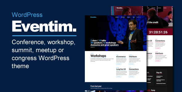 Eventim – Conference & Events WordPress Theme