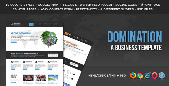 Domination – a Business HTML Template