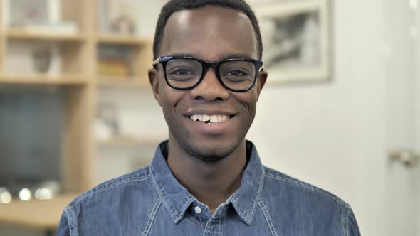 Smiling Afro-American Man