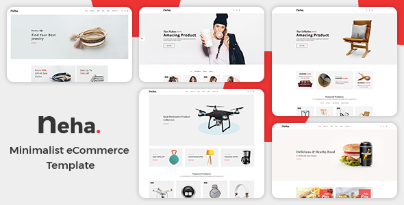 Neha – Minimal eCommerce HTML Template + RTL