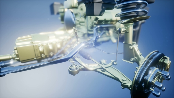 Detailed Car Engine and Other Parts alt