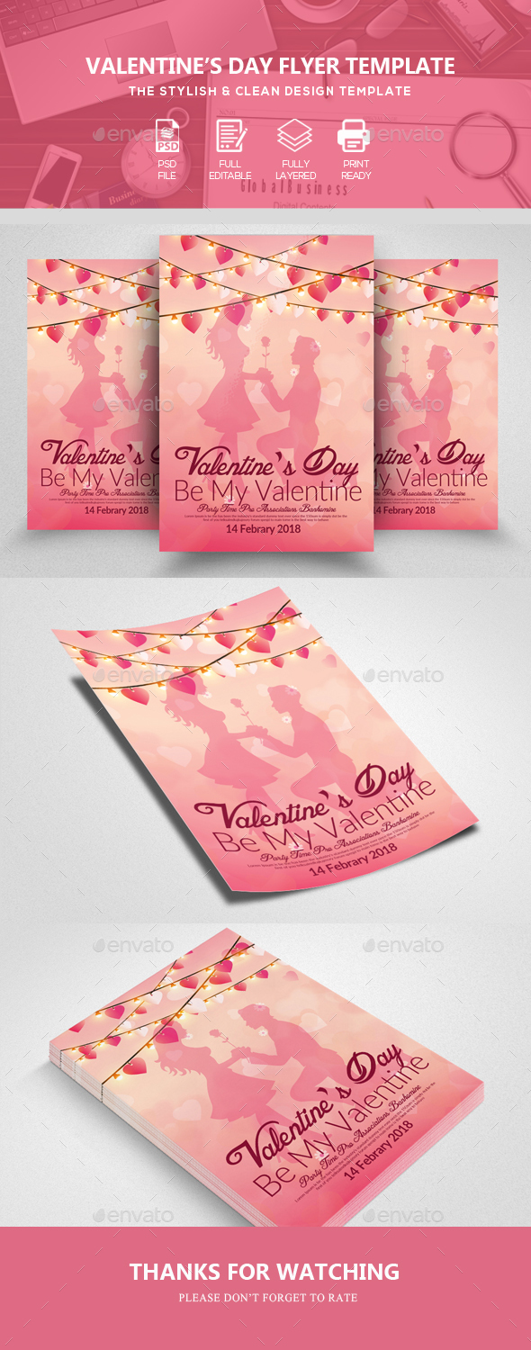 Valentine Flyer Templates