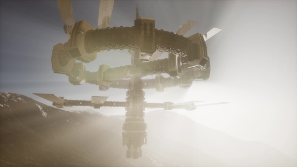 Alien UFO at Earth alt