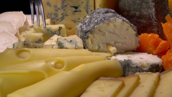 Variety of French Cheeses