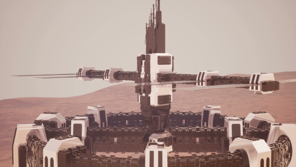 Colony on Mars Planet alt