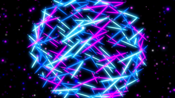 Neon Abstract Sphere alt