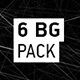 White Lines In Black Background 6 Pack - VideoHive Item for Sale