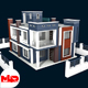 Modern House Building - 3DOcean Item for Sale