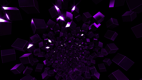 3D Cubes Tunnel alt