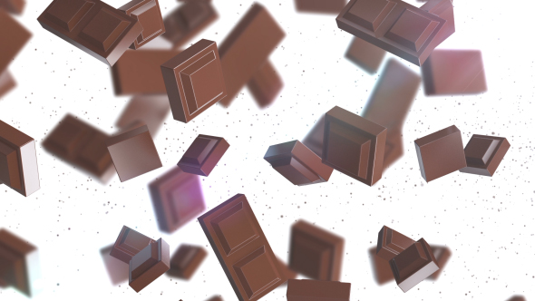 Falling Chocolate Pieces alt