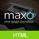 Maxo - One Page Parallax - ThemeForest Item for Sale