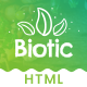 Biotic - Organic Food / Products HTML Template - ThemeForest Item for Sale