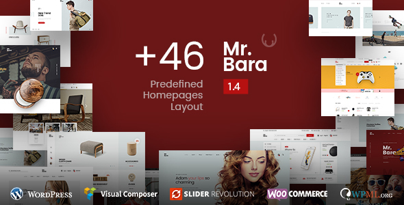 Mr.Bara - responsywny, uniwersalny motyw e-commerce WordPress