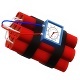 Bomb Clock and Explosion
