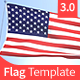 Flag Template Cinema 4D - VideoHive Item for Sale