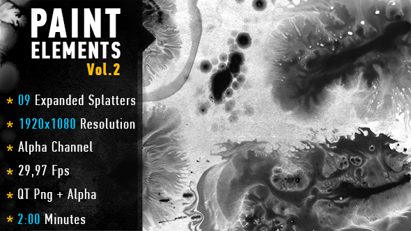 Paint Elements Vol 2 - Expanding Splatters