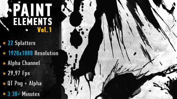 Paint Elements Vol 1 - Splatter