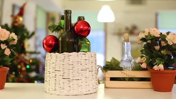 Christmas and Floral Decorations in the Interior