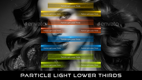 Particle Light Lower Thirds