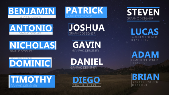 Clean Lower Thirds alt