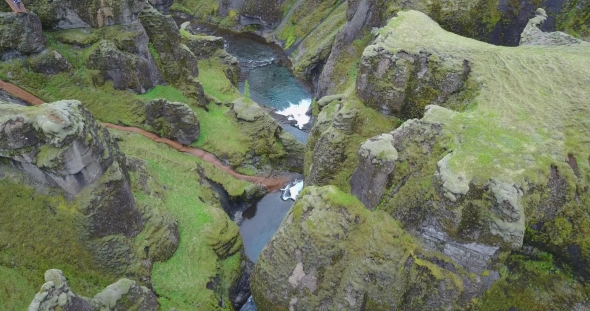 Top View of the North Waterfall