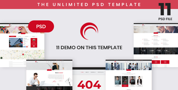 Creative – Business Based PSD Template – 1 Sold!