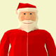 Santa Claus Faceted - 3DOcean Item for Sale