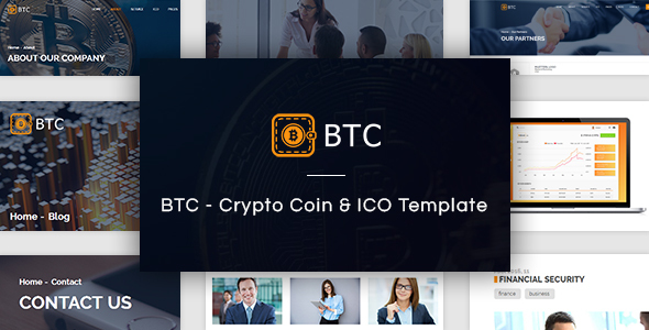 BTC - Crypto Coin & ICO Template