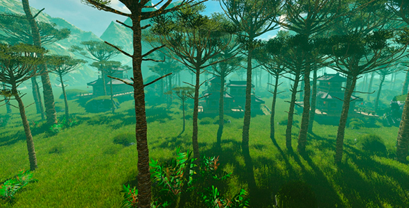Panorama Of The Green Valley alt